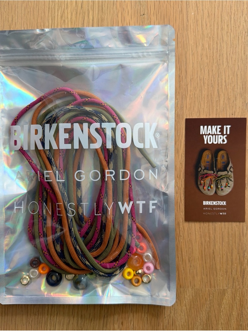 Birkenstock Ariel Gordon Honestly WTF Knotty Rope Kit Make It Yours Beads Cord